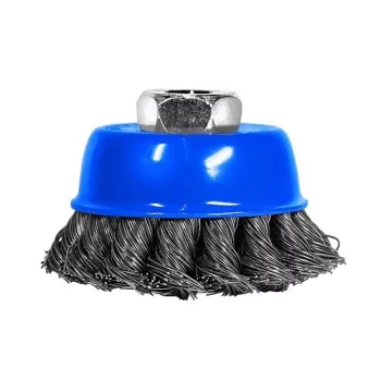Щітка чашкова пряма S & R 65, сталева плетена проволока