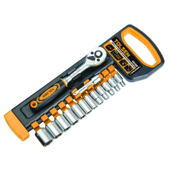 Набір торцевих головок Tolsen Профі, 1/4", CrV, 14шт