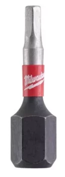 Біта SHOCKWAVE MILWAUKEE, Hex2,5, 25мм, (2шт)