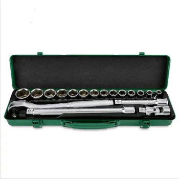 Набір головок з тріскачкою TOPTUL 1/2" 18ед. GCAD1821