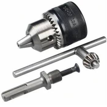 Комплект для кріплення свердл на перфоратор Bosch Professional патрон+перехідник+ключ SDS-plus 1/2 RL 13мм 0.4г