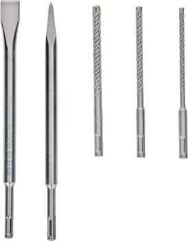 Набір бурів та зубил Bosch Professional SDS-plus, 5шт