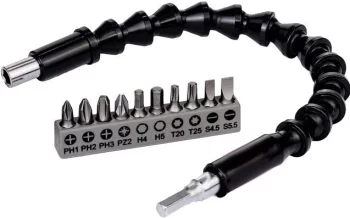 Біти Bosch Professional гнучкий подовжувач, 300мм SL,PH,PZ,H,T набір 10шт