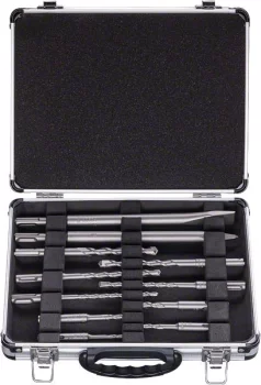 Набір свердел та зубил Bosch Professional SDS-plus, кейс, 11шт