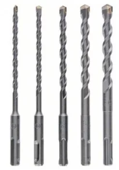 Набір бурів по бетону Bosch Professional SDS-Plus, 6-12мм, кейс, 5шт