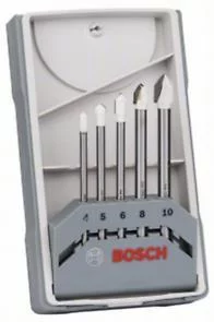 Набір свердел по кераміці Bosch Professional CYL-9 Ceramic, 4-10мм, кейс, 5шт