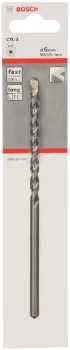 Свердло по бетону Bosch Professional CYL-3, 6х90х150мм SilverPercussion