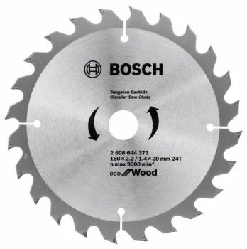 Диск пиляльний Bosch Professional Eco for Wood 160x20/16-24T