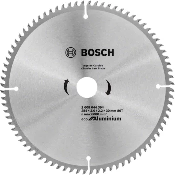Диск пиляльний Bosch Professional Eco for Aluminium 254x30-80T