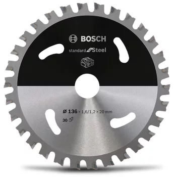 Диск пиляльний Bosch Standard for Steel 136x1.6x20мм 30HB