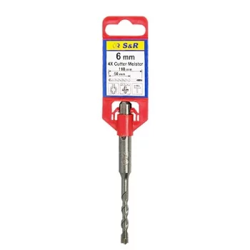 Бур по армованому бетону S & R 4X Cutter Meister 6x50 / 110