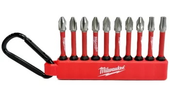 Набір біт ShW MILWAUKEE 50мм в тримачі з карабіном, (4xPH2/4xPZ2/1xTX20/1xTX25) (10шт)