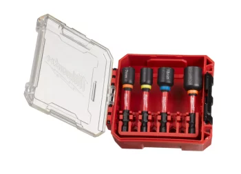 Набір насадок торцевих магнітних под зовнішній 6-гранник ShW MILWAUKEE, (7/8/10/13мм) (4 шт), пластиковий кейс