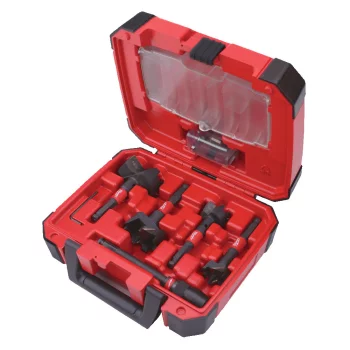 Набір насадок по дереву самоврізних SWITCHBLADE 7/16" Hex MILWAUKEE, (діаметри 35/38/54/65мм) (5шт) пластиковий кейс