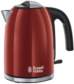 Електрочайник Russell Hobbs Colours Plus 1.7л, метал, червоно-чорний