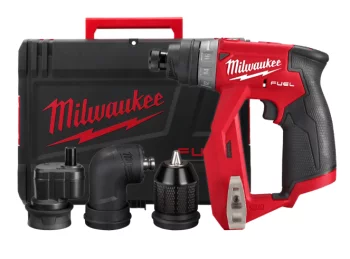 Дриль-шурупокрут акумуляторний MILWAUKEE, M12 FDDXKIT-0X, 34Нм (4 насадки FIXTEC, HD кейс)
