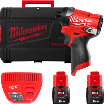 Винтоверт акумуляторнй M12 FID2-202X (170Нм) (+2 акумулятори, зарядний пристрій, HD кейс)