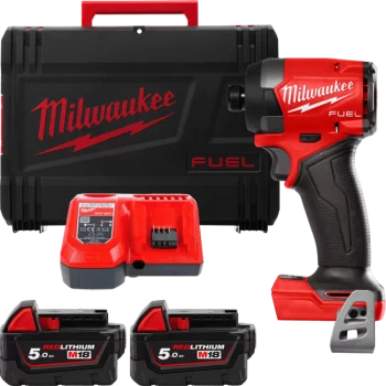 Шуруповерт ударний акумуляторний M18 FID3-502X MILWAUKEE, крут. мом. 226 Нм 4933479865 (+ заряд.пристрій, 2 акум., затискач для