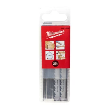 Полотна для лобзиків T101D MILWAUKEE, 75х4,0мм, (25шт)