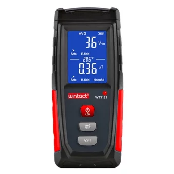 Детектор електромагнітного випромінювання (магнітометр) (1-1999В/м, 0,01-99, 9μt) WINTACT WT3121