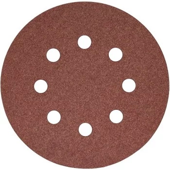 Набір шліфувальних кругів S & R D125 P240 - 8 отворів, 5 шт.