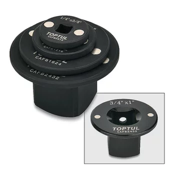 Набір магнітних перехідників 1/4"-1" 4ед. TOPTUL GAAR0404