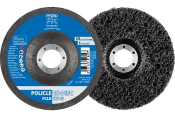 Круг зачисний 125*22 пористий POLICLEAN  нерж. сталь