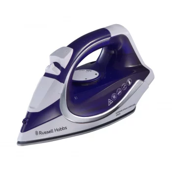 Праска Russell Hobbs безпровідна Supreme Steam Cordless, 2400Вт, 300мл, паровий удар -40гр, постійна пара - 135гр, база для заряджання, автовимкнення, керам. підошва, біло-синій