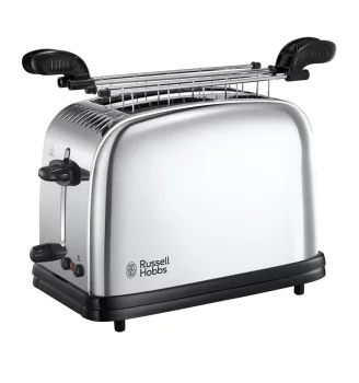 Тостер Russell Hobbs Chester 1200Вт, метал, сріблястий
