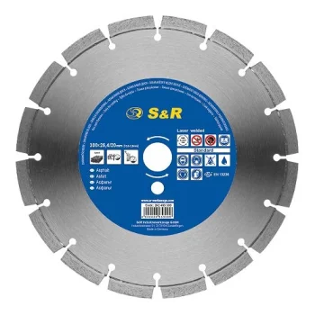 Диск відрізний сегментний S & R по асфальту Standart 350