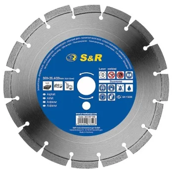 Диск відрізний сегментний S & R по асфальту Supreme 400