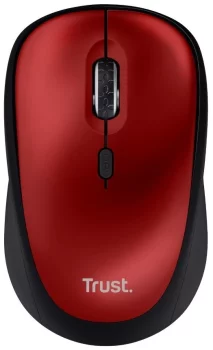 Миша Trust Yvi+ Silent ECO, WL, червоний