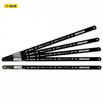 Полотно пиляльне для ножівки S&R Meister 300 мм 32 TPI по металу 5 шт