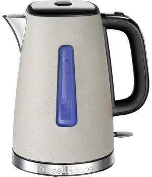 Електрочайник Russell Hobbs Luna Stone, 1.7л, метал, під камінь, бежевий
