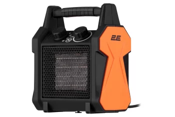 Теплова гармата електрична 2E Portable Ceramic, 2кВт, 20м2, 139м3/год, керамічний нагрів. елемент (PTC), чорний, 1.46кг