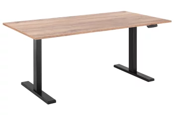 Стіл комп'ютерний 2E CE150WOLD-MOTORIZED, регулювання висоти, електропривід 220В, 62/128x150х75cм, Wood Old