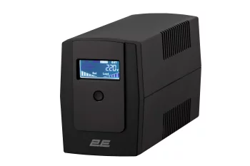 Джерело безперебійного живлення 2E DD850, 850VA/480W, LCD, USB, 2xSchuko