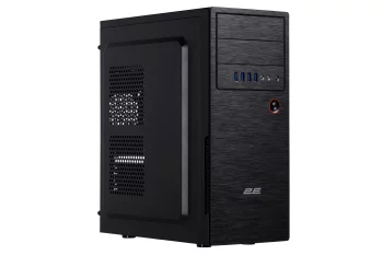 Корпус 2E Alfa E1802 без БЖ 4xUSB3.0, VGA 320мм, ATX, чорний