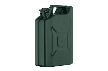 Каністра 2E паливна вертикальна 10л метал 0.8мм, 2.3кг, зелений