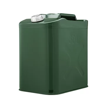 Каністра 2E паливна вертикальна 30л метал 0.8мм, 3.3кг, зелений