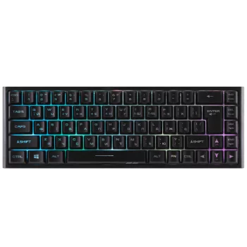 Клавіатура мембранна 2E GAMING KG360 68key, USB-A/WL, EN/UA/RU, RGB, чорний
