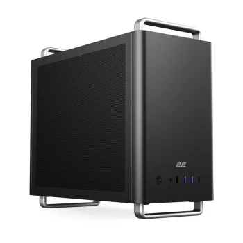 Корпус 2E Credo Mesh V300B-MH без БЖ, 2xUSB3.0, 1х USB 2.0, 1xUSB Type-C, 1x90мм, VGA 310мм, mATX, чорний