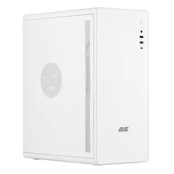 Корпус 2E Credo V500W без БЖ, 1xUSB3.0, 1х USB 2.0, 1xUSB Type-C, 1x120мм, VGA 310мм, ATX, білий