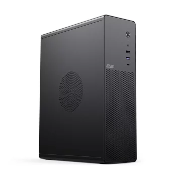 Корпус 2E Credo Slim V90B-400 з БЖ 2E ATX400, 1xUSB3.0, 1х USB 2.0, 1xUSB Type-C, 2x90мм, VGA 390мм, mATX, чорний