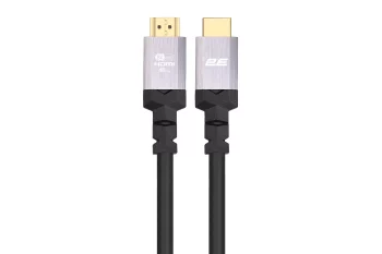 Кабель HDMI (M/M) 2Е 1.8м, 2.1, 4K/120Hz, 8K/60Hz 48Gbps, Ultra High Speed, чорний