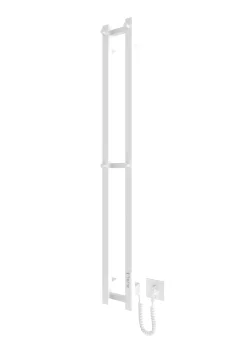 Рушникосушка Hygge Family електрична Slim, 1170х140х80мм, таймер-регулятор, сталь, білий матовий