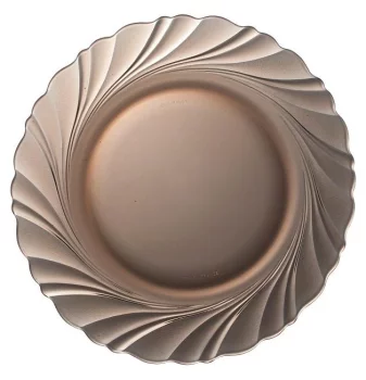 Тарілка десертна Duralex Beau Rivage Creole, 19см, скло, коричнево-світлий