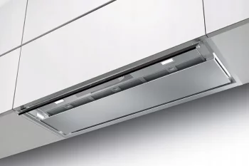 Витяжка Faber вбудована, 90см, 1119м.куб/год, In-Nova Touch Bk/X A90, нерж+чорний