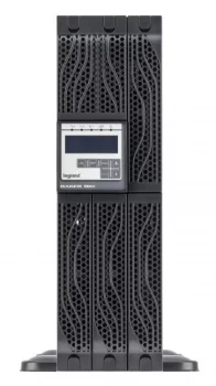 Джерело безперебійного живлення Legrand Daker DK Plus, 10000VA/9000W, RT3U, LCD, RS232, USB, EPO, без батарей, 3ф/1ф, Terminal