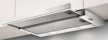 Витяжка Faber телескоп, 60см, 518м.куб/год, Flexa Ng Glass W A60, білий